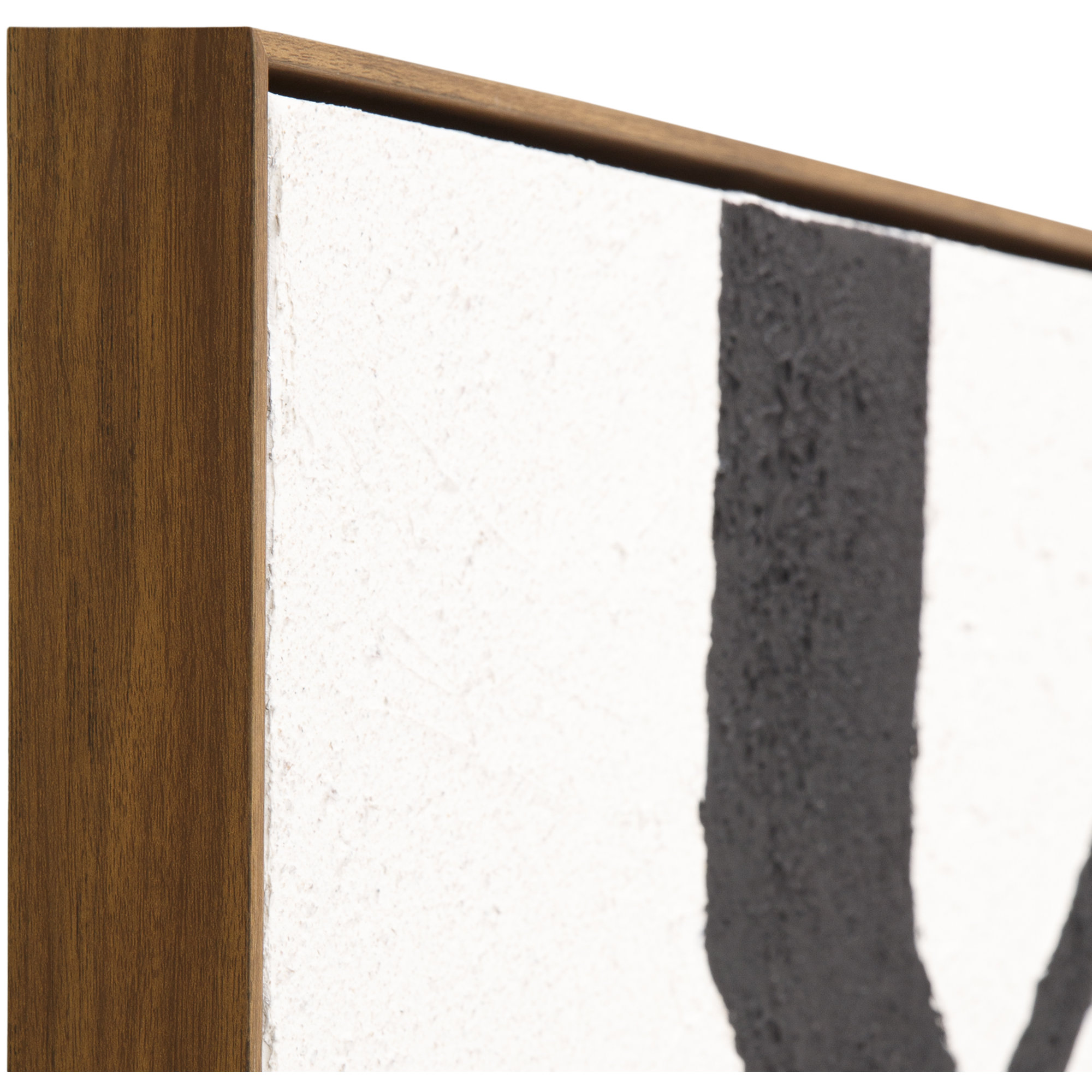 Lucero 2 Piece Graphic Art Set on Canvas, 36" H x 25" W, Dark Brown Framed