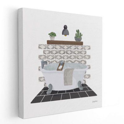 «Relaxing Bathroom II», reproduction d'art sur toile