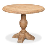 Dessie Round Solid Wood Dining Table