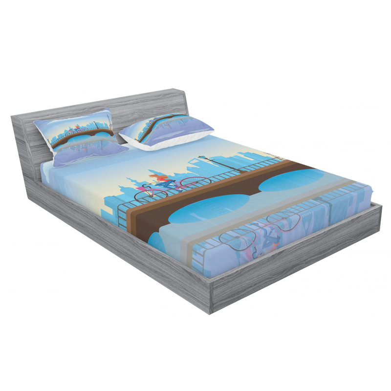 Microfiber Sheet Set, Full Sheet Set with Fitted Sheet