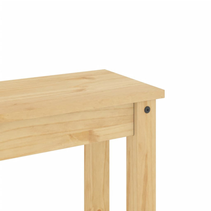 Landrienne Solid Wood Bench, Brown