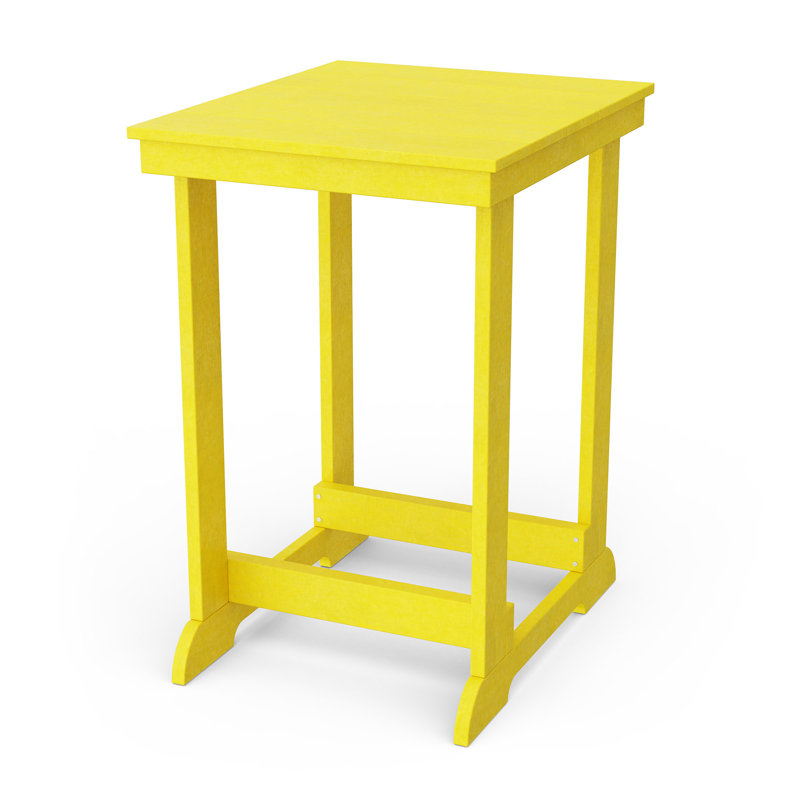 Table de comptoir Heritage, Jaune citron