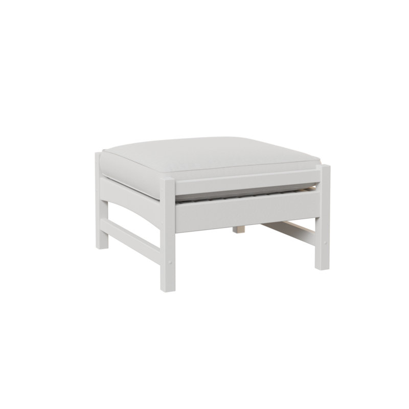 Repose-pieds Camden avec coussins, Waterpoint Stone, White