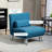 Romine Single 75cm Upholstered Cushioned Convertible Sofa