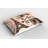 Ambesonne Eiffel Tower Pillow Sham 2 Pack Bakery in Paris Eiffel 36"x20" Pink Dark Brown