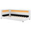 Lit plateforme tapissier simple TG avec lumières DEL et ports de charge USB intégrés, blanc-1458856467-1458856466