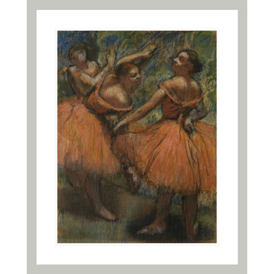 «Les Jupes Rouge» par Edgar Degas, impression giclée encadrée