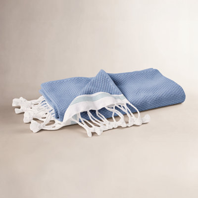 Serviette de bain méditerranéenne biologique