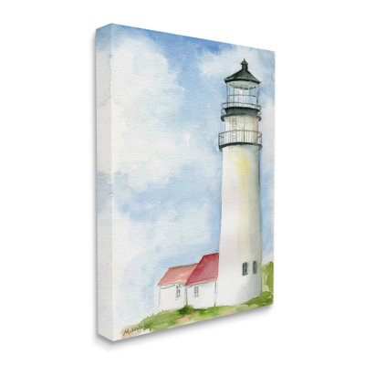 «Highland Lighthouse Nautical Coast Architecture» par Melissa Hyatt LLC - peinture sur toile