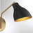 Elyse 2 - Light Dimmable Armed Sconce in Black/Brass-1664939411-1664939410