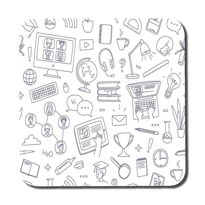Square 6 Piece Coaster Set
