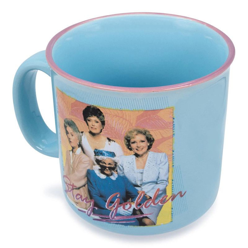 Tasse en céramique «Stay Golden» The Golden Girls | Peut contenir 20 onces
