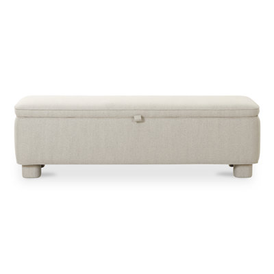 Grant Polyester Blend Upholstered Storage Bench