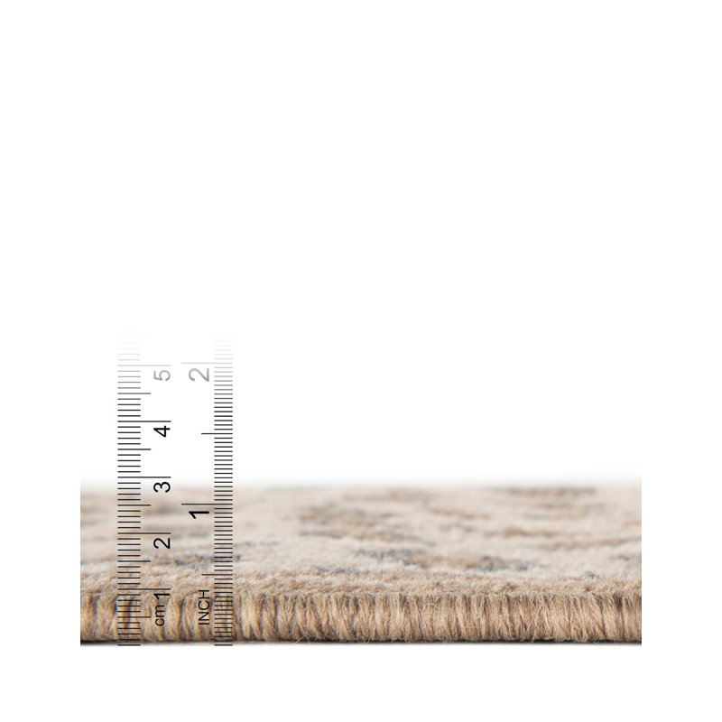 Tapis Pardus Teonni, Brown, Rond 10pi