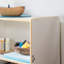 Unité de rangement pliable et verrouillable EdQ 24 po - Naturel-137790065