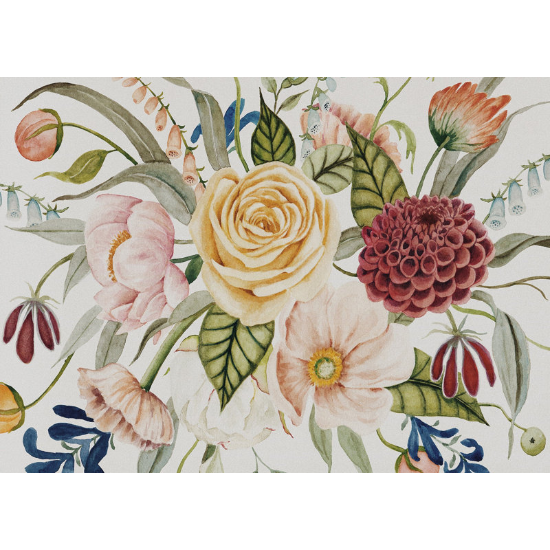 Floral Wallpaper, Pre-Pasted