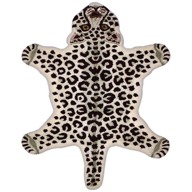 Terrazzo Wool Animal Print Indoor Rug, Novelty 2' x 3'