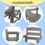 7PC Modern Outdoor Dining Set for 6, Durable HDPE Table and Chairs with Comfortable Ergonomic Design-2022756247