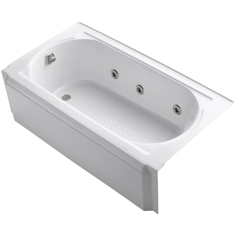 Baignoire tourbillon 60 po. X 33,75 po. Alcoir Memoirs®, Blanc