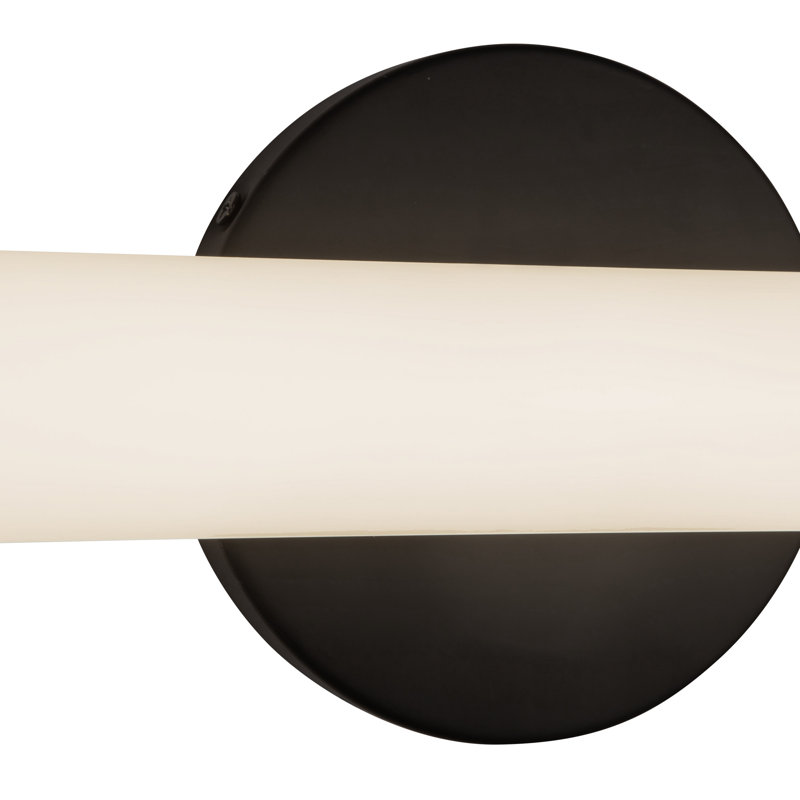 Tectra 18-in Black dimmable LED Wall Sconce, Matte Black