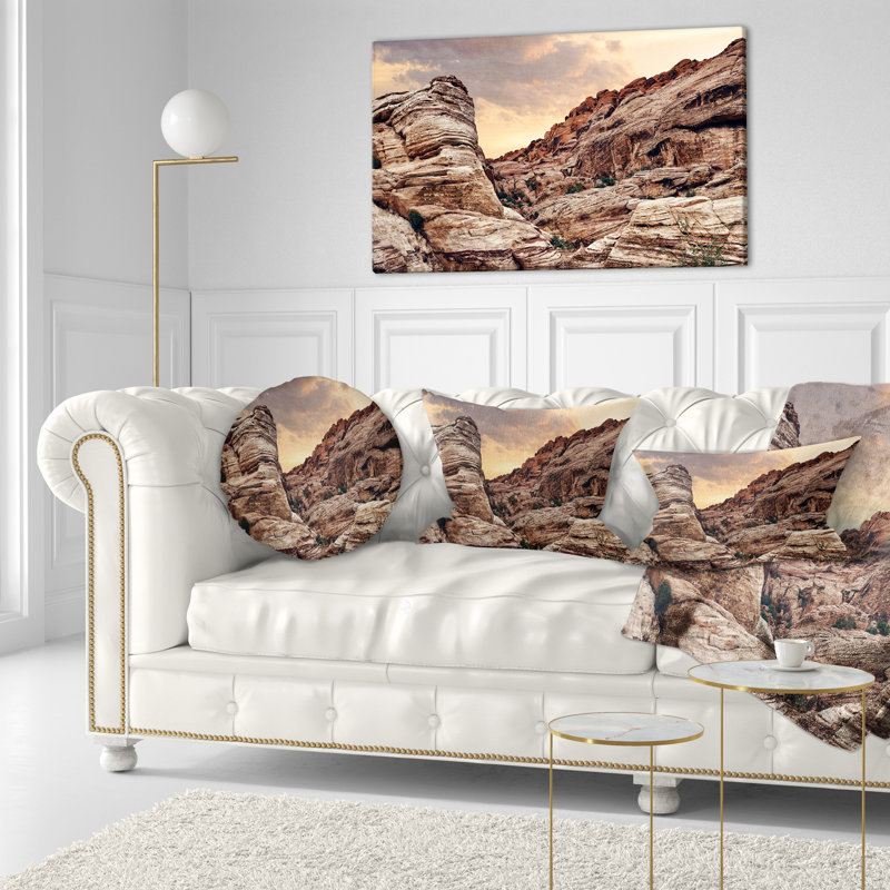 Landscape Reversible Throw Pillow