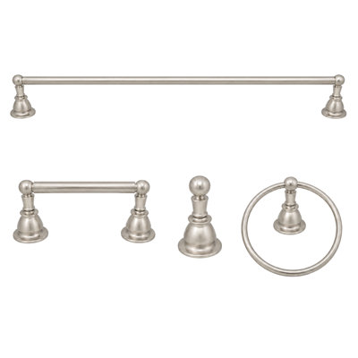 Ensemble de quincaillerie pour salle de bain 4 pièces Rio Grande P4BRIO18