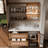 Light luxury retro style bathroom cabinet