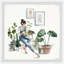 Fashion Overalls - Single Picture Frame Painting-80154803
