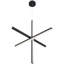 Luminaire suspendu DEL Vega - finition noire-714531855
