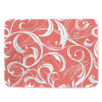 Tapis de bain tourbillonnant motif de salle de bain élégant