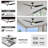 56" Smart DC Ceiling Fan with Integrated LED light, Remote control