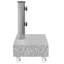 Base de parasol vidaXL gris clair en granit Base de parasol standard 17,7 po x 9,8 po x 3,3 po-1555356550