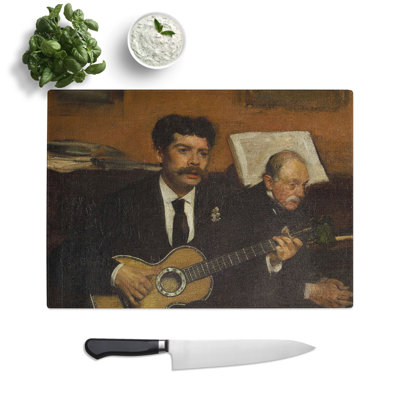 Musicians by Edgar Degas Chopping Board