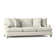 Mila 92" Recessed Arm Sofa with Reversible Cushions