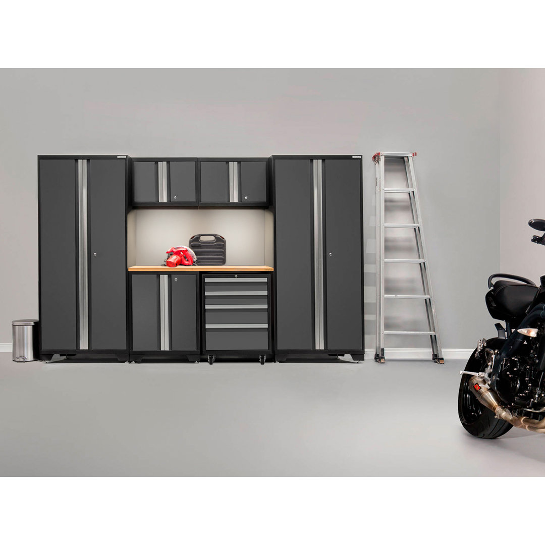 Bold Series 7 Piece Garage Storage Cabinets NewAge Products 