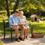 Powder Coated Steel, Metal Outdoor Bench