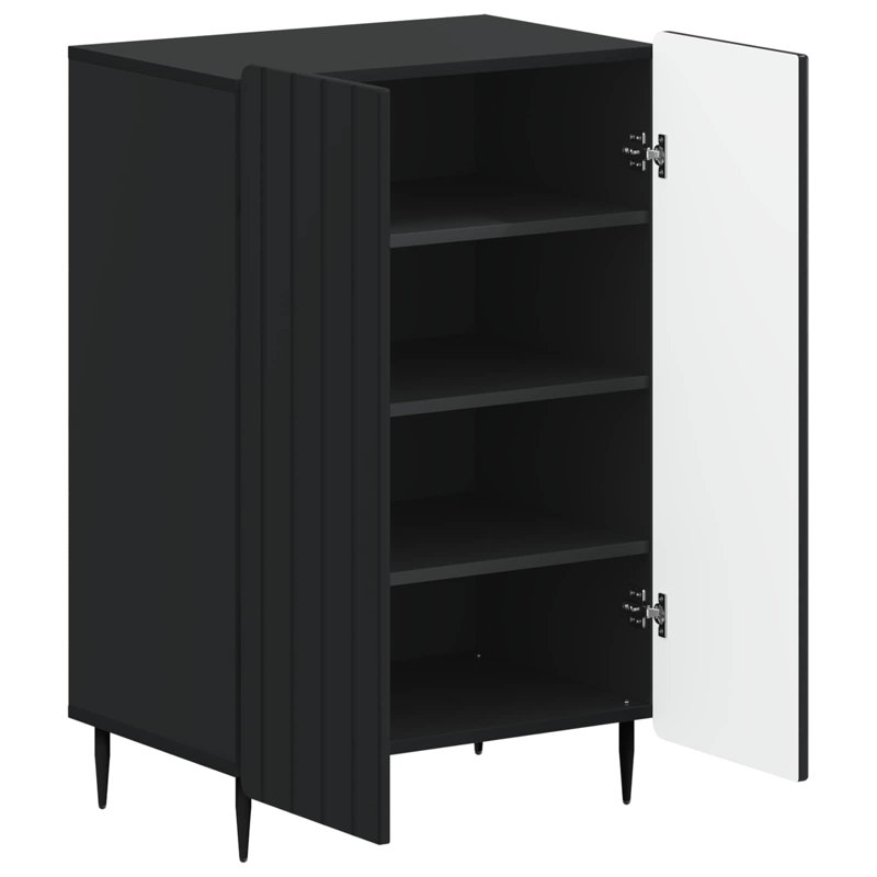 Shoe Storage, 91.5 cm H x 59.5 cm W x 39.5 cm D, Black
