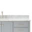 Meuble-lavabo sur pied simple 67 po avec plateau en marbre Flynt-90865200
