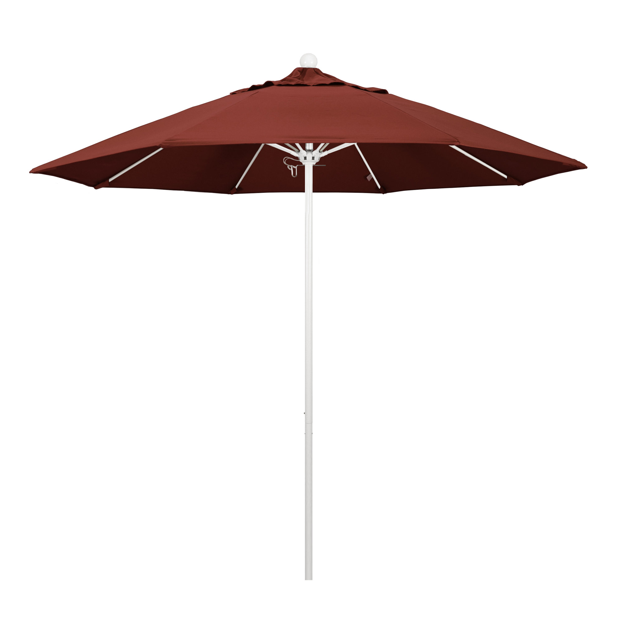 Maria 108'' Sunbrella® Outdoor Umbrella, Canvas Henna Sunbrella® Canvas, White
