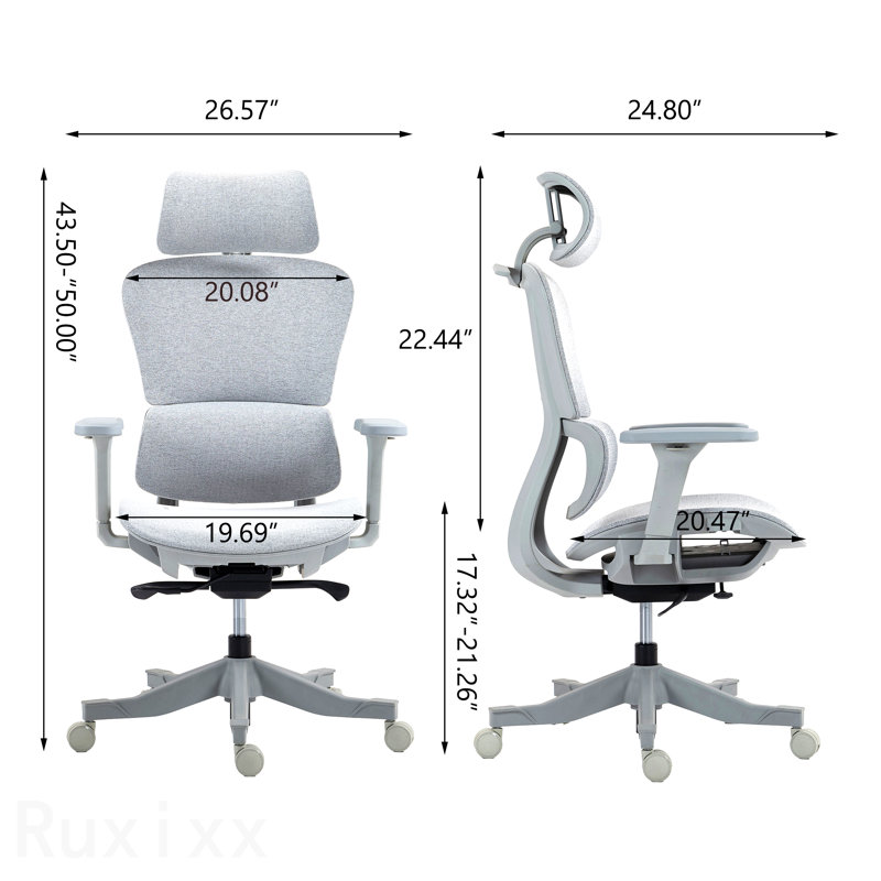 Chaise de bureau haut dossier en filet: 8366 hp