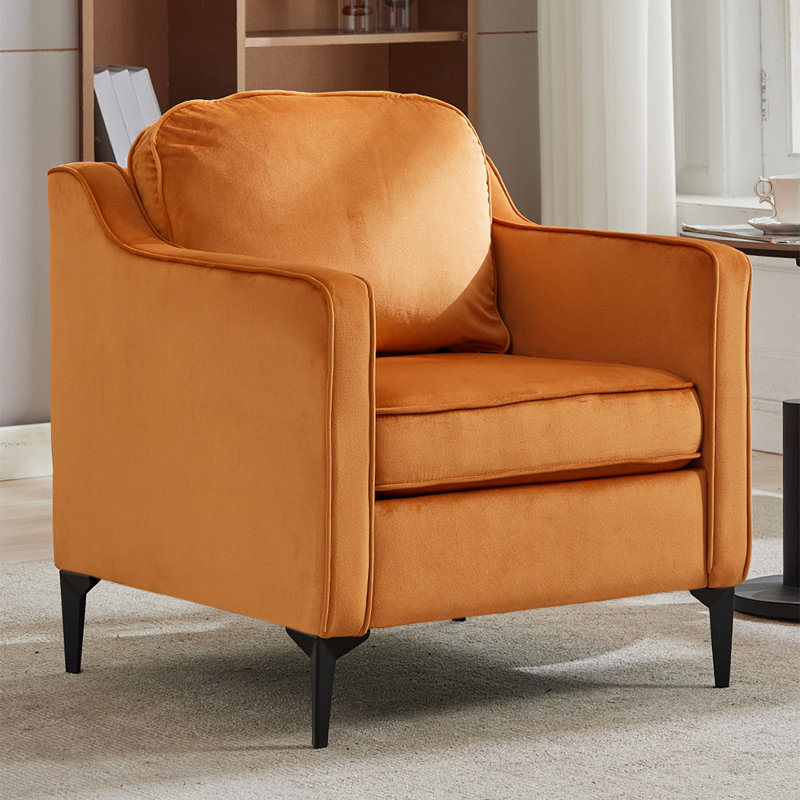 Single Armchair, Orange
