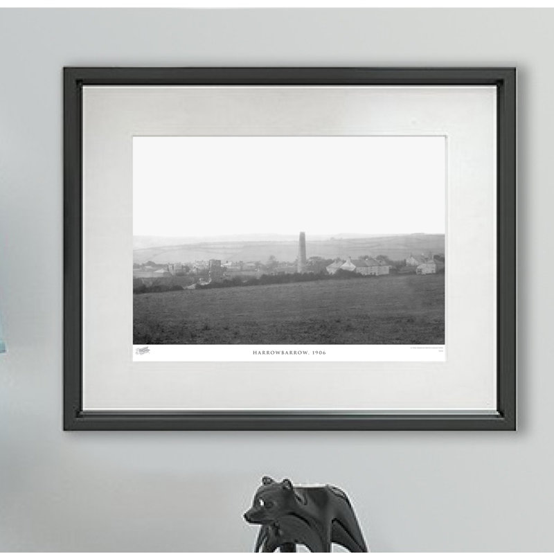 Harrowbarrow, 1906 - Single Picture Frame Print, 40cm H x 50cm W x 2.3cm D