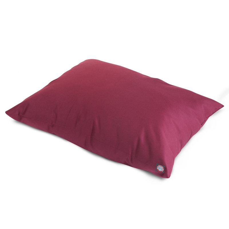 Large Burgundy Polyester Outdoor Pet Bed