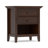 Amherst 24"W Solid Wood Transitional Nightstand with 2 Drawers and Open Storage Shelf-1555043988