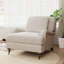 Fauteuil d'appoint en bois rembourré English Classic-147414737-145576117-136480296
