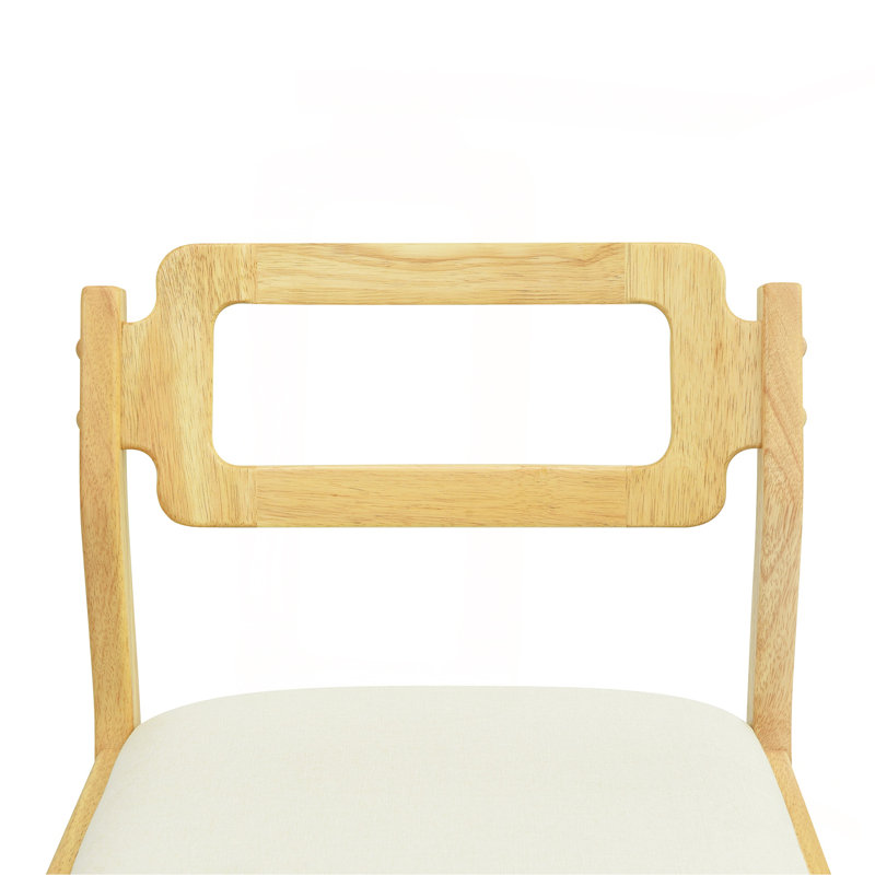 Ensemble de table de salle à manger 5 pièces 47,2 po Modern, Beige / Naturel, Naturel