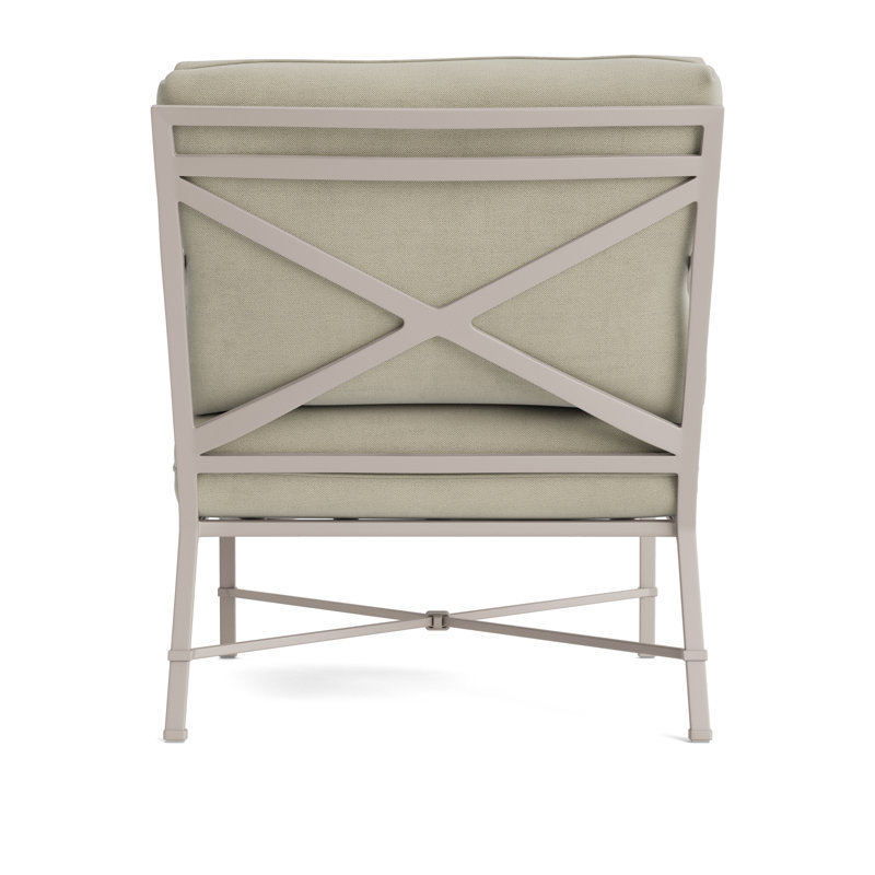 Venetian Outdoor Lounge Chair, Fusion Charcoal, Dove Smooth