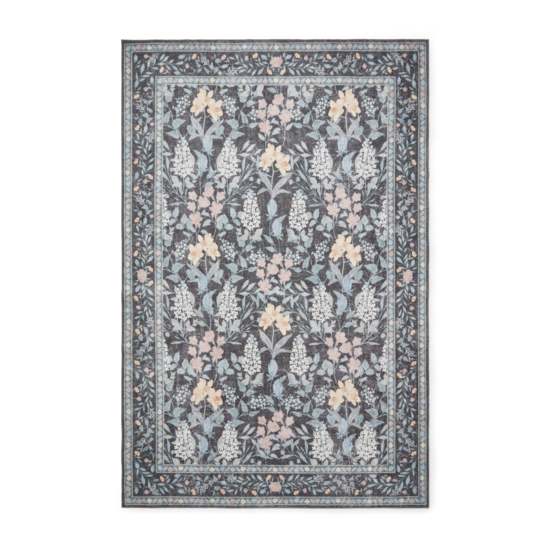 Vintage Look Digitally Printed Area Rug, Runner 61 x 230 cm