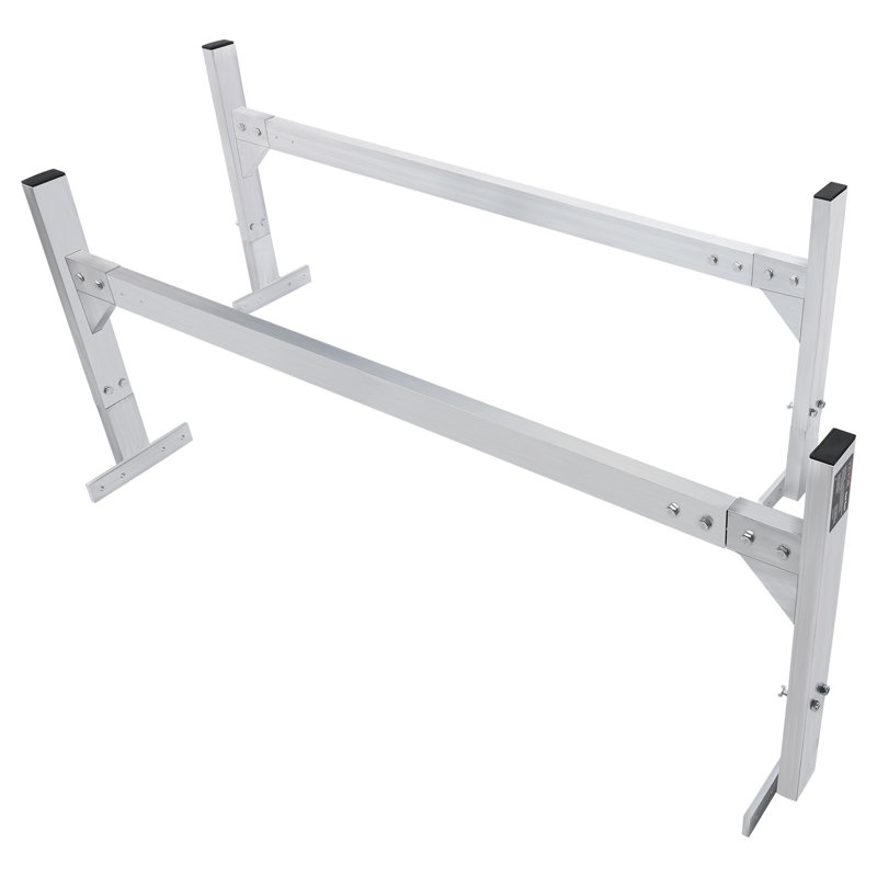 Support pour échelle de remorque, support pour échelle de toit de 800 lb, 56,7 à 63 pouces réglable