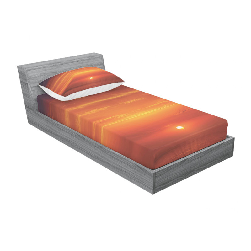 Microfiber Sheet Set, Twin XL Sheet Set with Fitted Sheet
